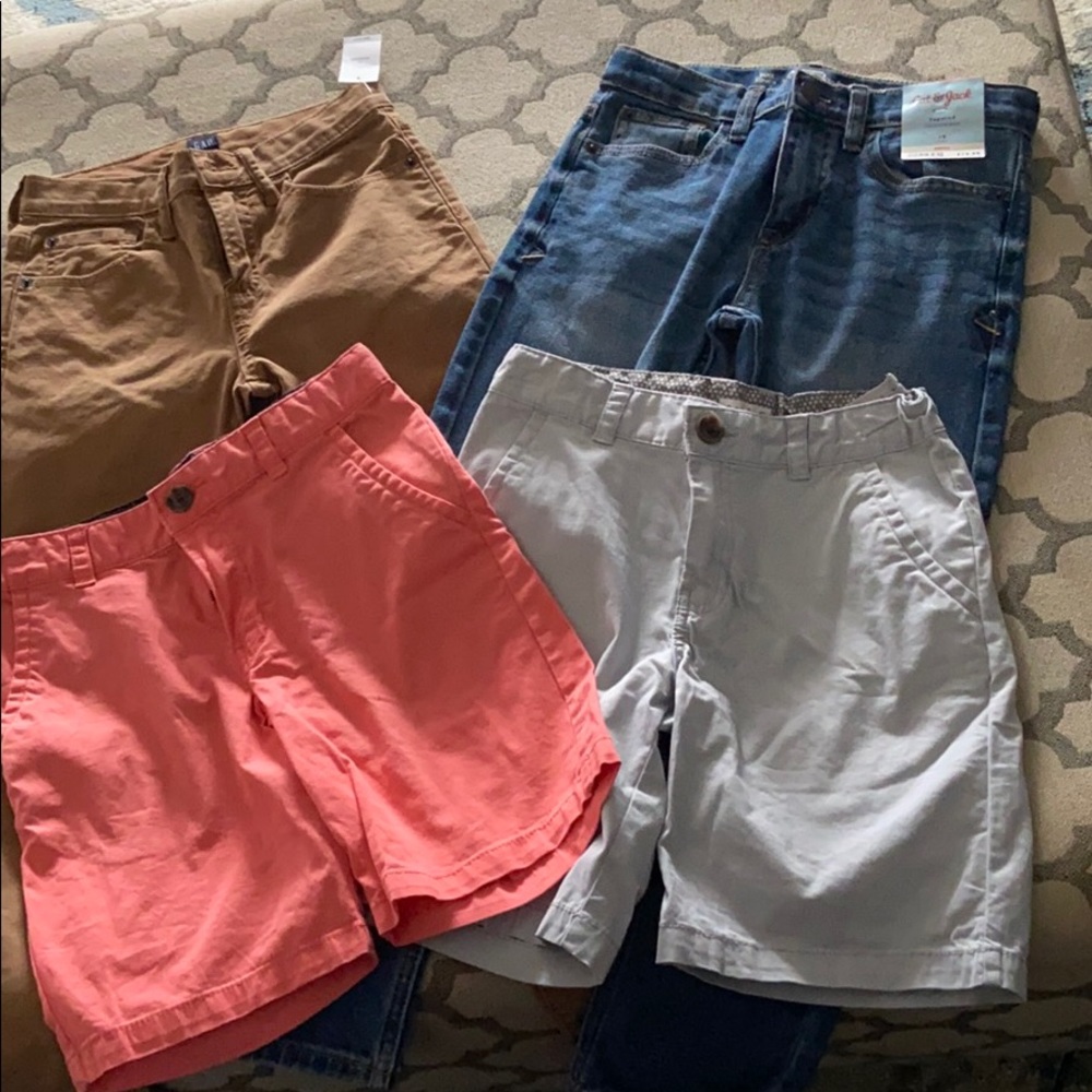 Boys size 10 Jeans and shorts